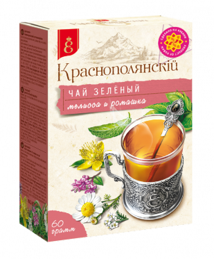Чай зеленый с травами «Краснополянскiй» (60 гр.)