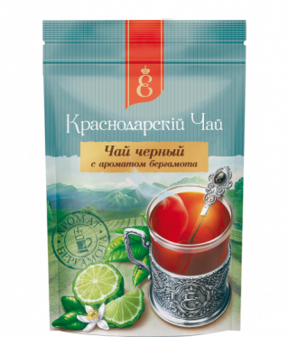 Чай черный с ароматом бергамота листовой «Краснодарскiй Чай» (90 гр.)