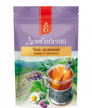 Чай зеленый с растительными добавками «Домбайскiй»