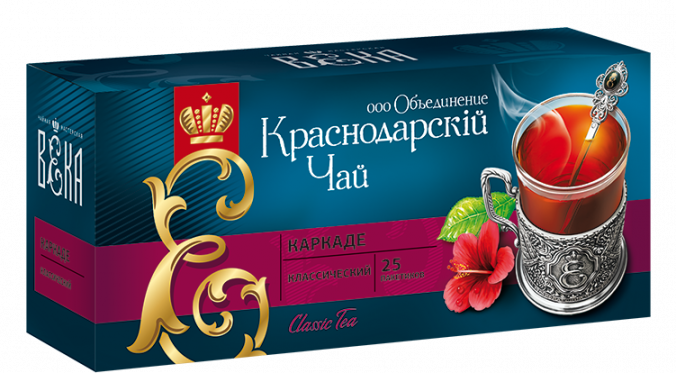 Каркаде "Объединение Краснодарскiй чай" (25 шт.)