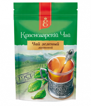 Чай зеленый листовой «Краснодарскiй Чай» (90 гр.)