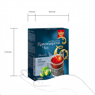 Чай черный с ароматом бергамота «Чайная мастерская ВЕКА» (100 г.)