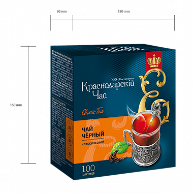 Чай черный «Чайная мастерская ВЕКА» (100 шт.)