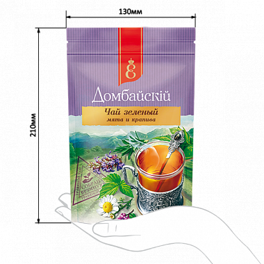 Чай зеленый с растительными добавками «Домбайскiй» (60 гр)